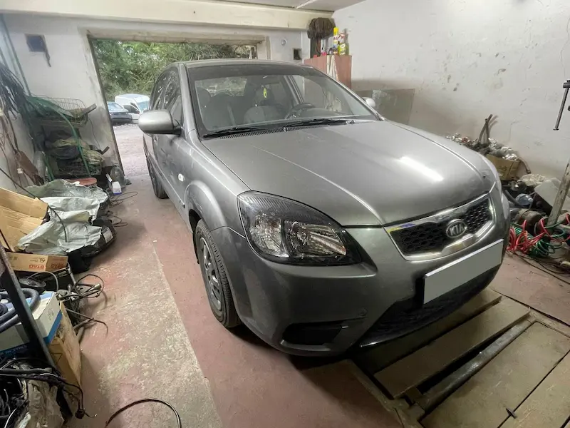 Встановлення ГБО на Kia Rio у Запоріжжі загальний вигляд